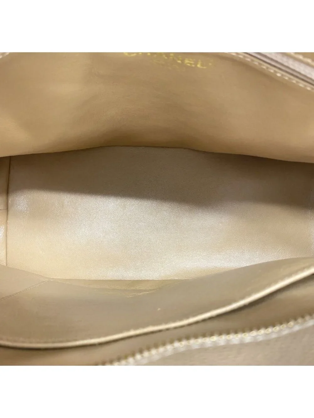 Chanel Tote Reissue Caviar Leather Beige Gold